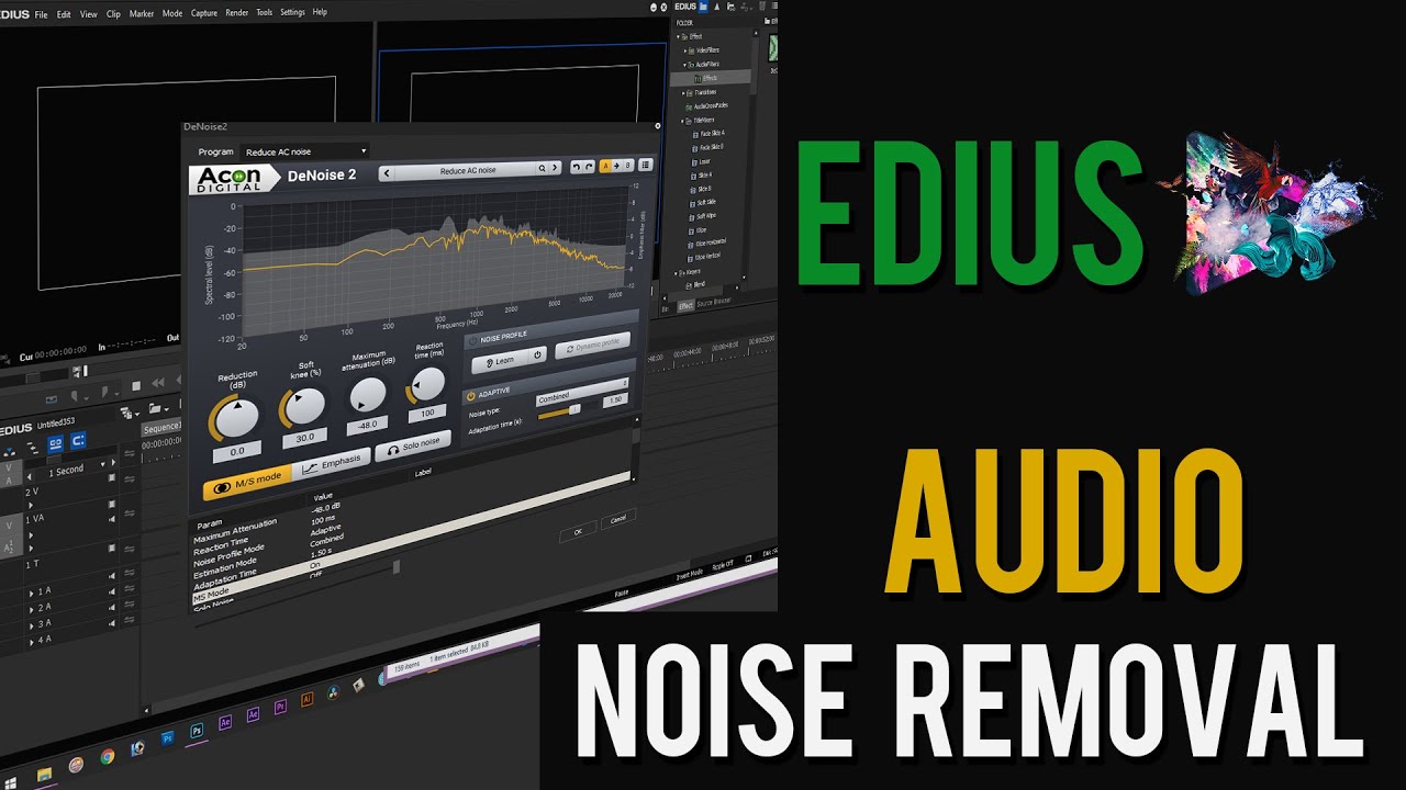 edius audio noise reduction plugin